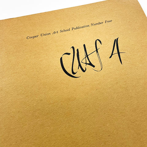 Cooper Union Art School Publication Number 4