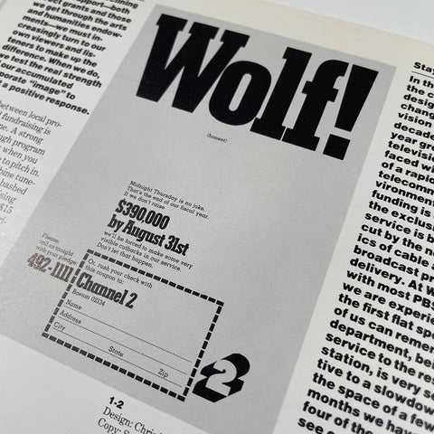 Design Quarterly 116; WGBH, Boston: A Design Anatomy