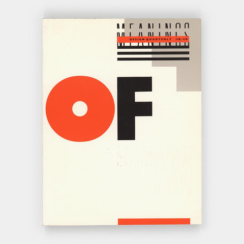 Design Quarterly 118, 119: Meanings of Modernism
