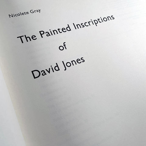The Painted Inscriptions of David Jones