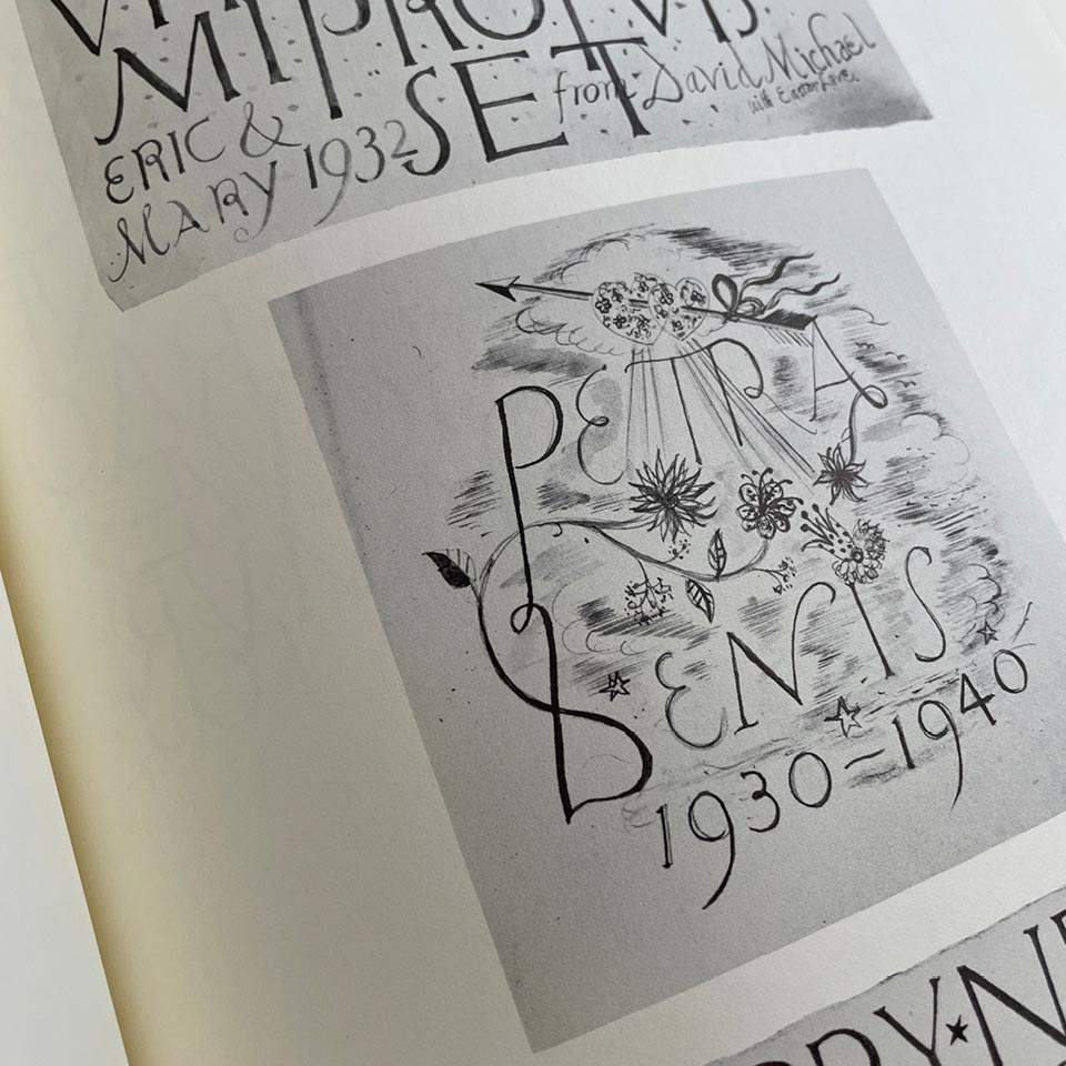 The Painted Inscriptions of David Jones – Katherine Small Gallery