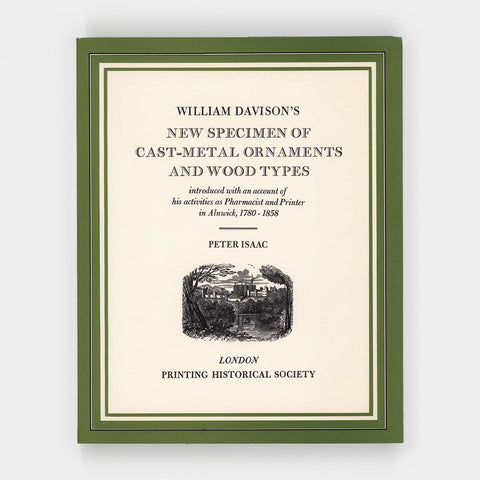 William Davison’s New Specimen of Cast-Metal Ornaments and Wood Types