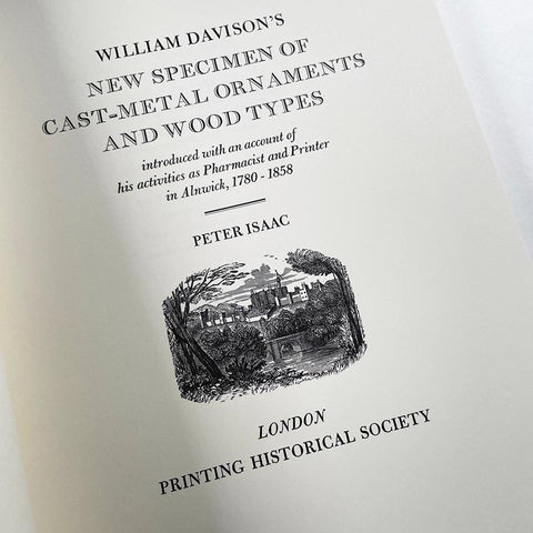 William Davison’s New Specimen of Cast-Metal Ornaments and Wood Types