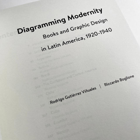 Diagramming Modernity: Books and Graphic Design in Latin America, 1920–1940