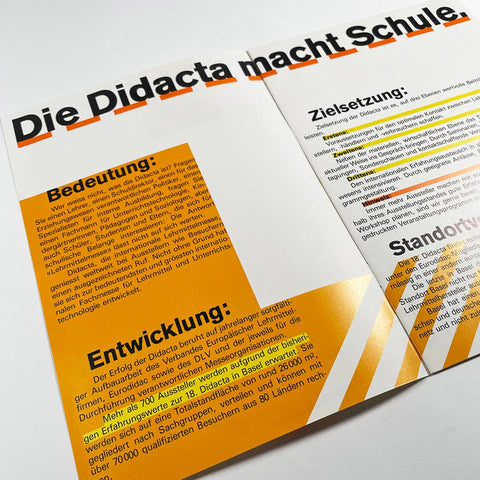 “Didacta Eurodidac” invitation for exhibitors (Wolfgang Weingart)