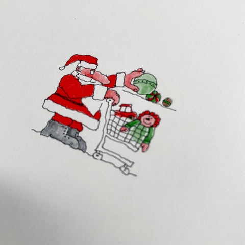 [a holiday card by Lou Dorfsman]