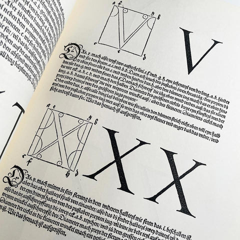 Albrecht Dürer: Konstruktion der Antiquamajuskeln