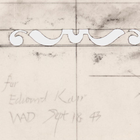 [3 stencils made by W.A. Dwiggins + his handmade knife]