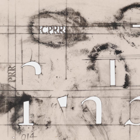 [3 stencils made by W.A. Dwiggins + his handmade knife]
