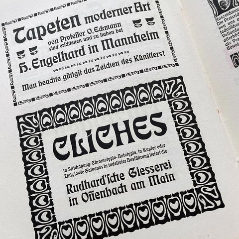 Eckmann: Geschnitten nach den Entwürfen des Herrn Professor O. Eckmann