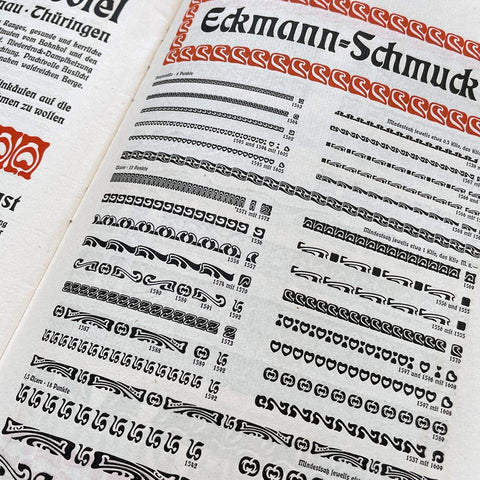 Eckmann: Geschnitten nach den Entwürfen des Herrn Professor O. Eckmann