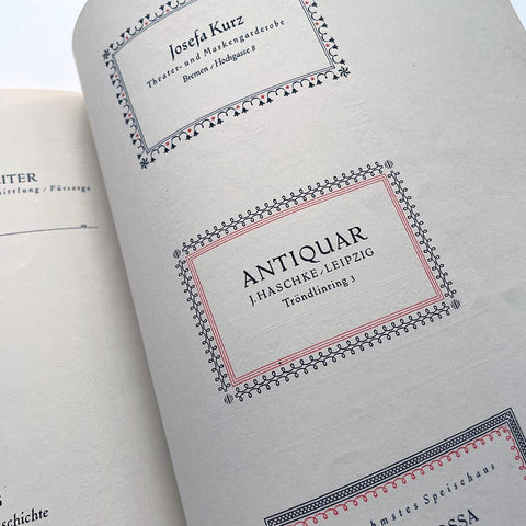 Ehmcke-Mediaeval mit Halbfetter Schrift, Kursiv Initialen und Einfassungen