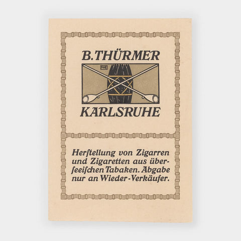 [a tobacco flier by F.H. Ehmcke]
