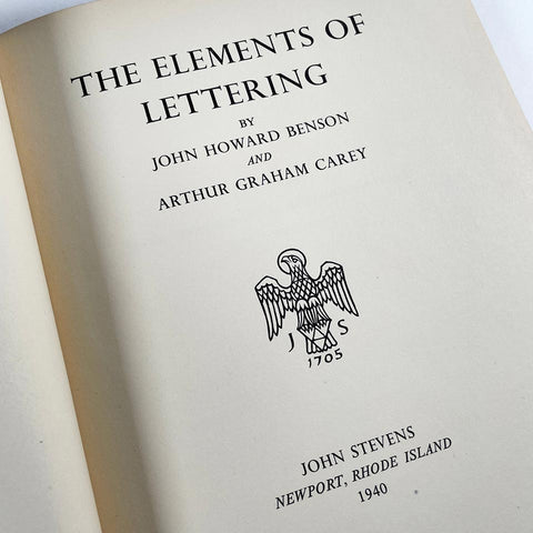 The Elements of Lettering