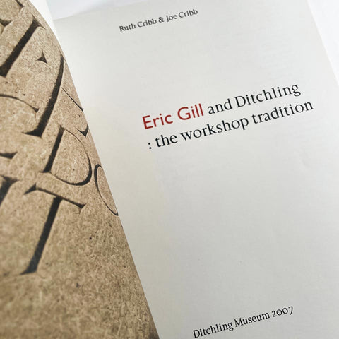 Eric Gill and Ditchling: The Workshop Tradition