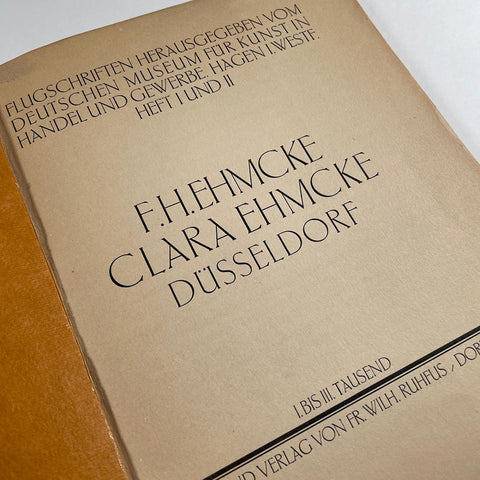 F.H. Ehmcke & Clara Ehmcke, Dusseldorf