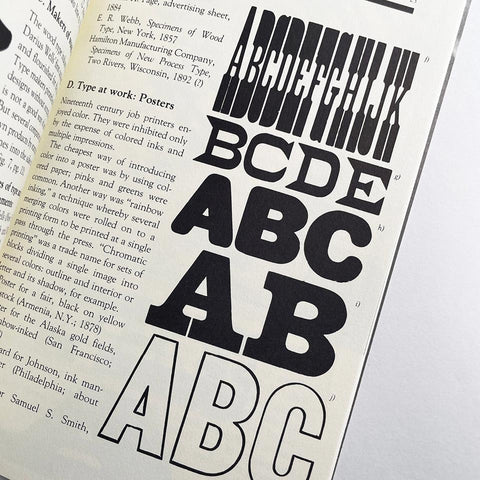 The Fat and The Lean: American Wood Type in the 19th Century