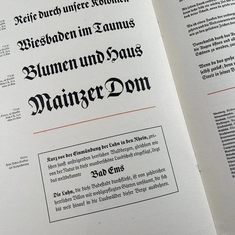 Fichte-Fraktur: Fetter und Schmaler halbfetter Schnitt