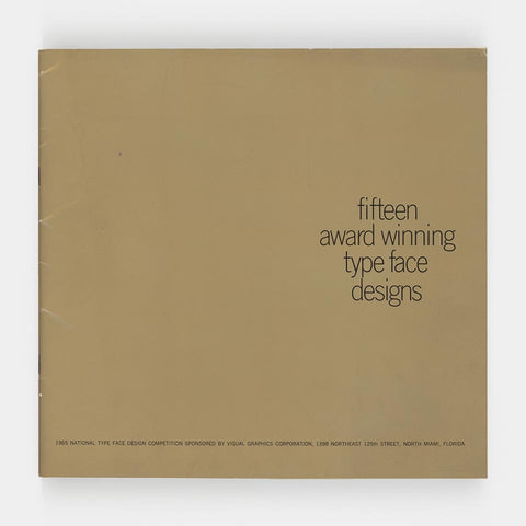 Fifteen Award Winning Type Face Designs