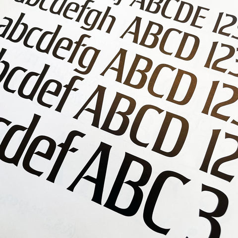 Fifteen Award Winning Type Face Designs