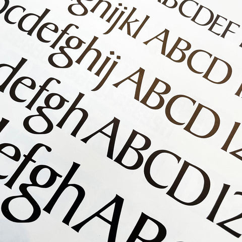 Fifteen Award Winning Type Face Designs