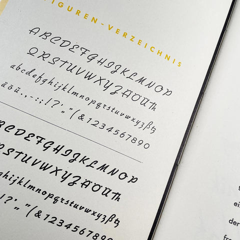 Sie dringt durch . . . unsere neue Schrift: Flott