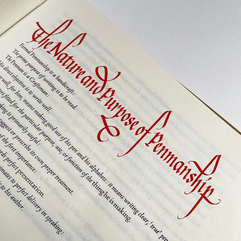 Formal Penmanship Defined by the Thing