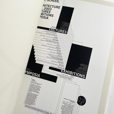 Forty Posters for the Yale School of Architecture