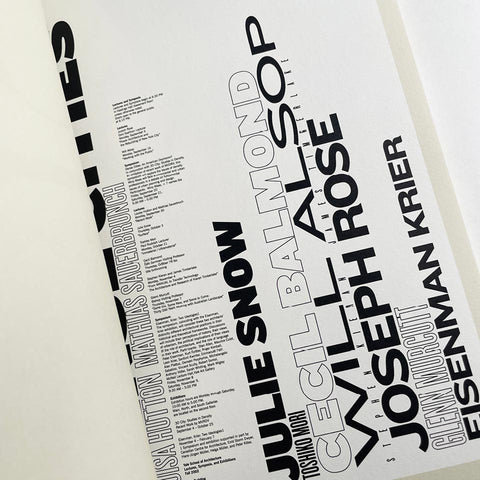 Forty Posters for the Yale School of Architecture