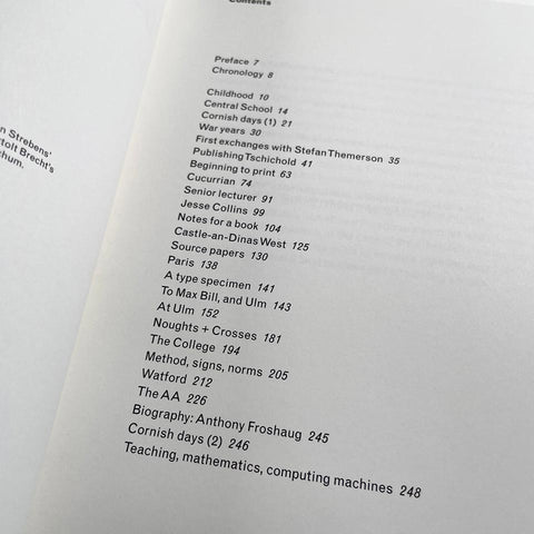 Anthony Froshaug: Typography & texts / Documents of a life