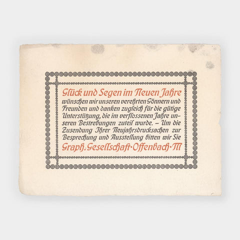 Glück und Segen im Neuen Jahre
