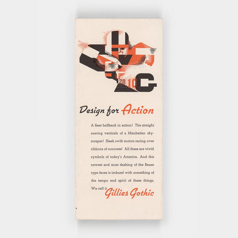 Design for Action: Gillies Gothic (Alexey Brodovitch)