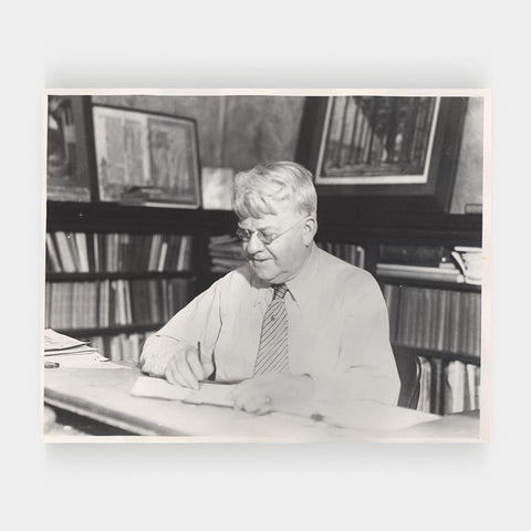 [14 silver print portraits of Frederic W. Goudy]