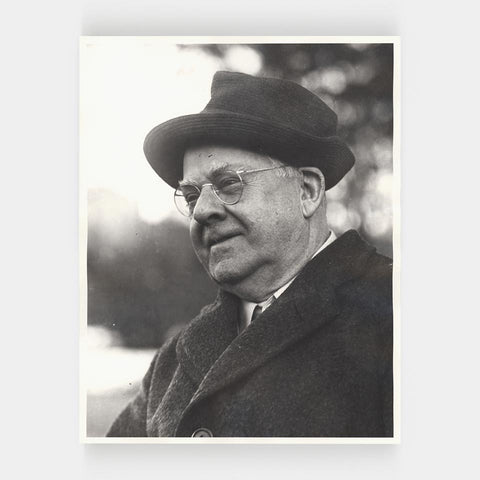 [14 silver print portraits of Frederic W. Goudy]