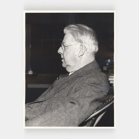 [14 silver print portraits of Frederic W. Goudy]