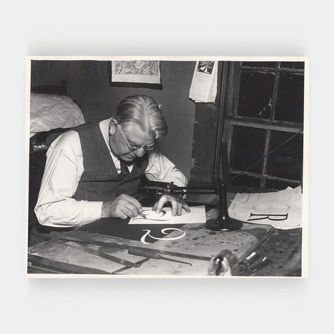 [14 silver print portraits of Frederic W. Goudy]