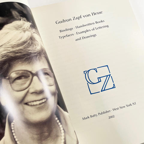 Gudrun Zapf von Hesse: Bindings, Handwritten Books, Typefaces, Examples of Lettering, and Drawing