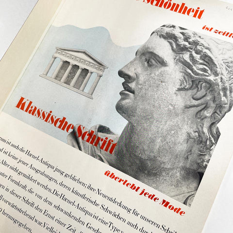 Neuentdeckt: 5 Garnituren Haenel Schrift
