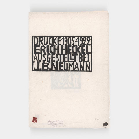 Erich Heckel: Drucke 1905–1922