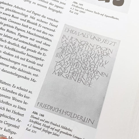 Herbert Post: Schrift, Typographie, Graphik