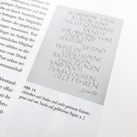 Herbert Post: Schrift, Typographie, Graphik