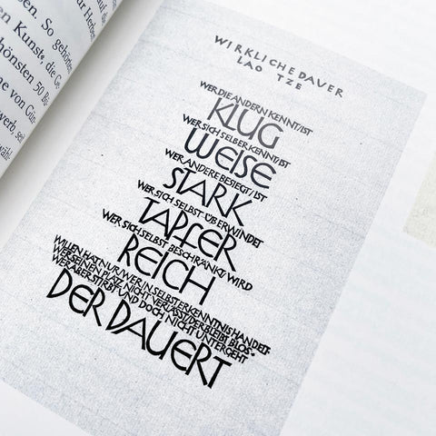 Herbert Post: Schrift, Typographie, Graphik