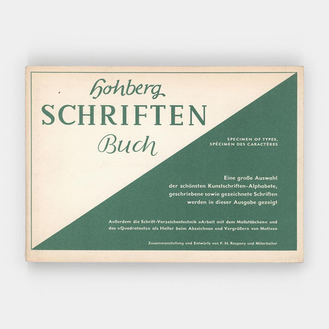 Hohberg Schriften Buch