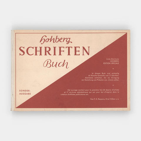 Hohberg Schriften Buch (Special Edition)
