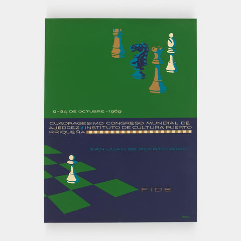 Cuadragésimo Congreso mundial de Ajedrez (Lorenzo Homar)