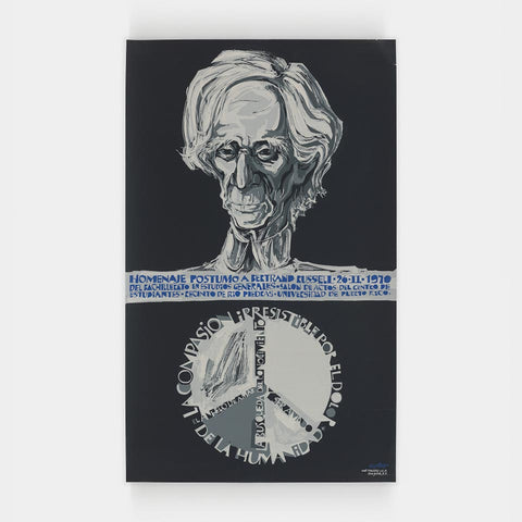 Homenaje póstumo a Bertrand Russell (Lorenzo Homar)