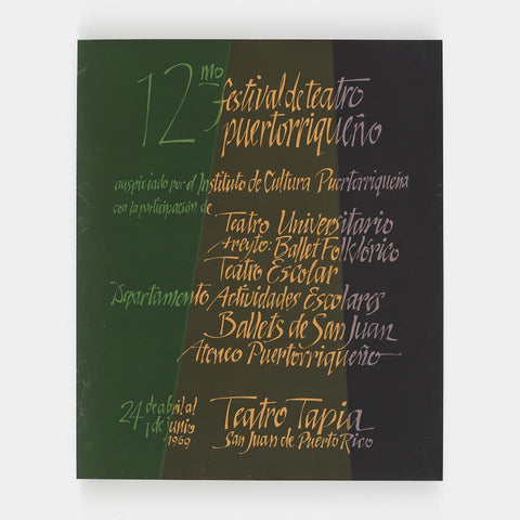 12mo Festival de Teatro Puertorriqueño (Lorenzo Homar)
