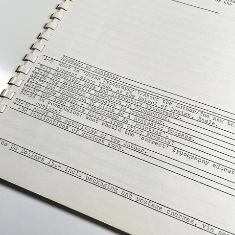 How Can One Make Swiss Typography? (Wolfgang Weingart)