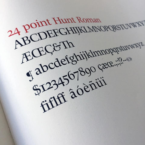 Hunt Roman: The Birth of a Type
