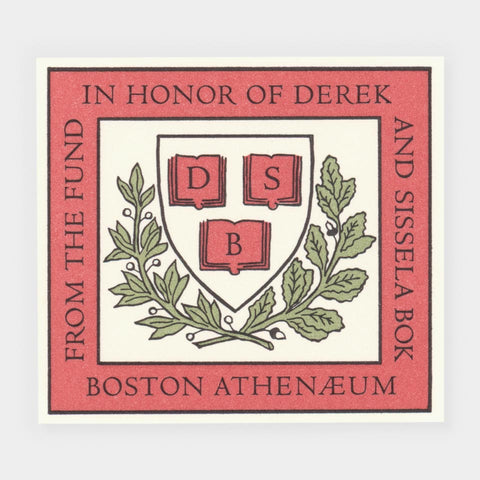[67 bookplates designed and/or printed at Sun Hill Press]